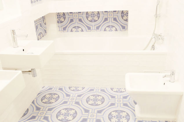 création salle de bain Art Déco